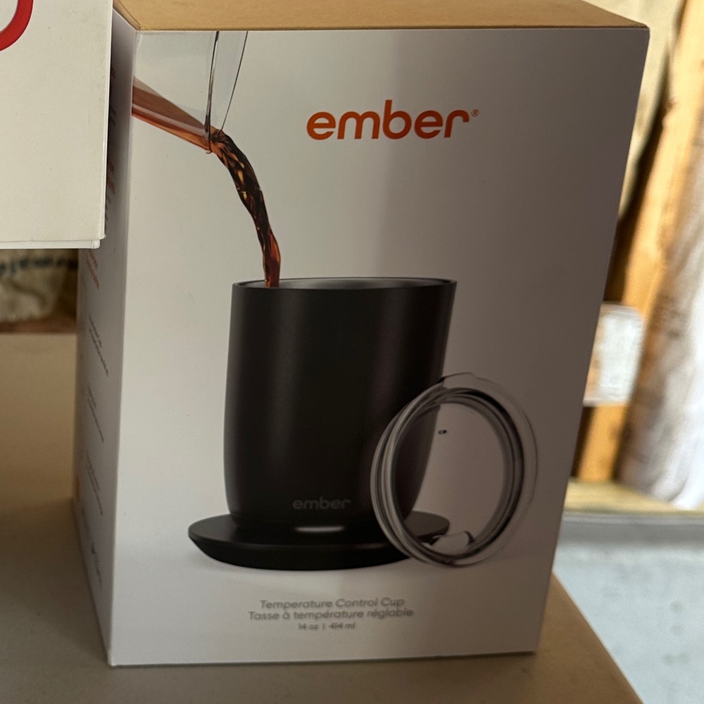 Ember 14oz Black Cup Temperature Control - OPEN BOX - USED
